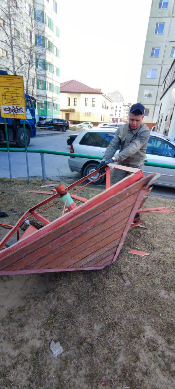 Готовимся к установке новых детских МАФов