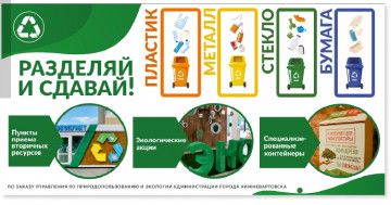 О раздельном накоплении твердых коммунальных отходов в городе Нижневартовск