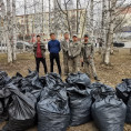 Приняли участие во всероссийском экологическом субботнике "Зеленая Весна"