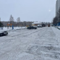 Убираем снежные "каши" на дорогах и парковке